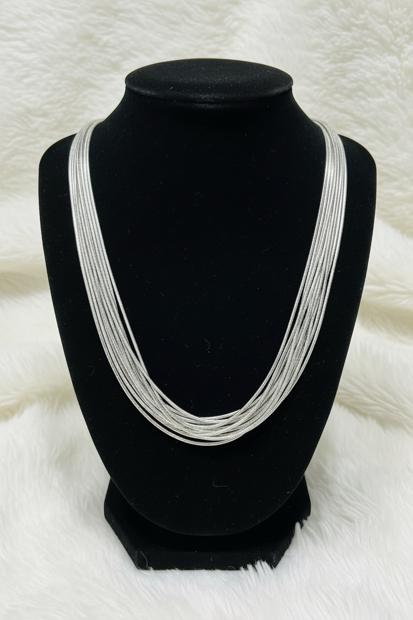 Round Charm Necklace | Stainless Steel
