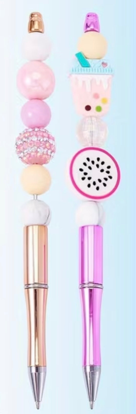 Multicolor Beadable Pen Blanks | Black Ink | Jewelry Making & Crafting Supplies