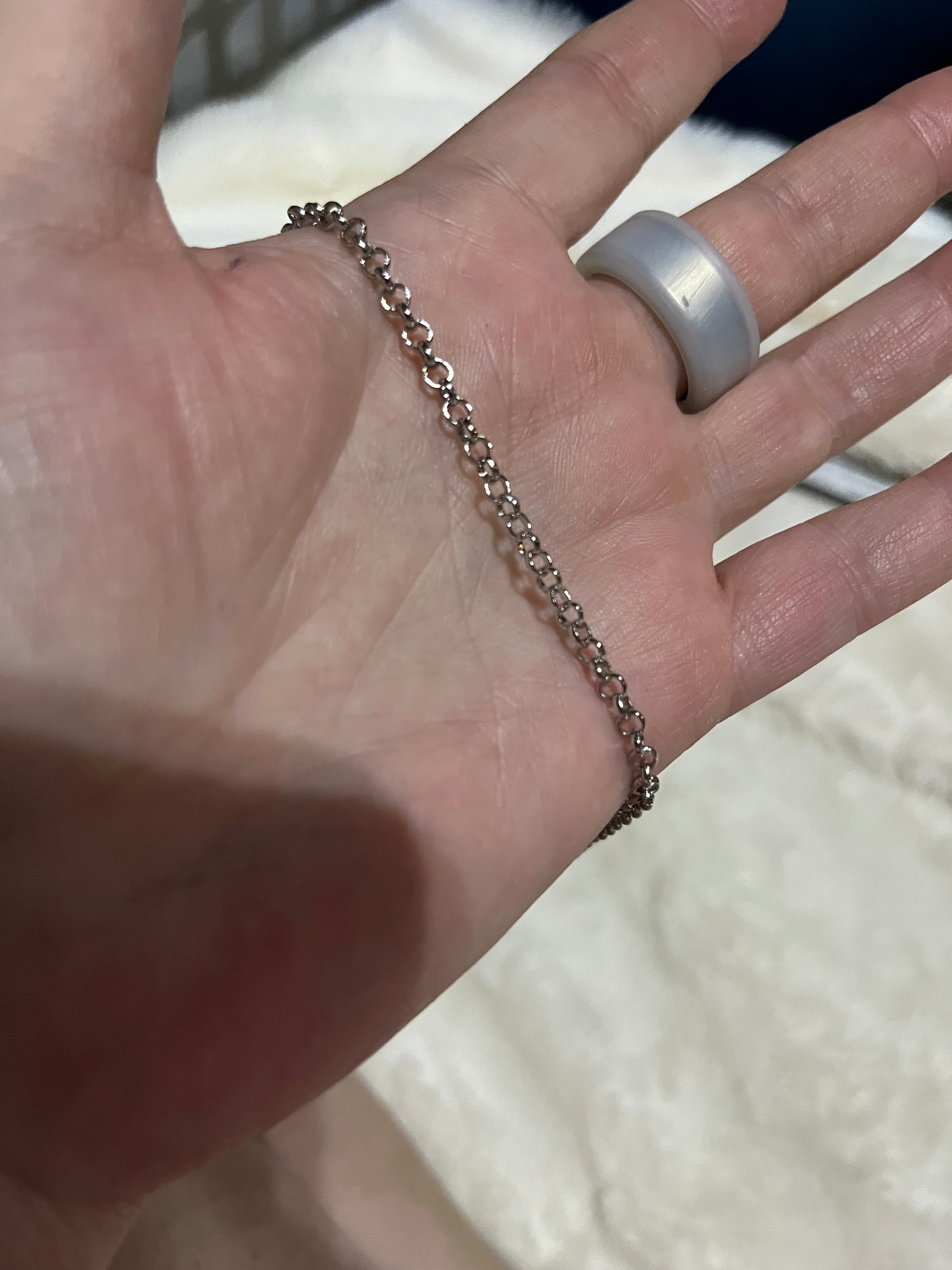 Stainless Steel Round O-Link Loose Chain for Jewelry Making | 2 Meters | Silver