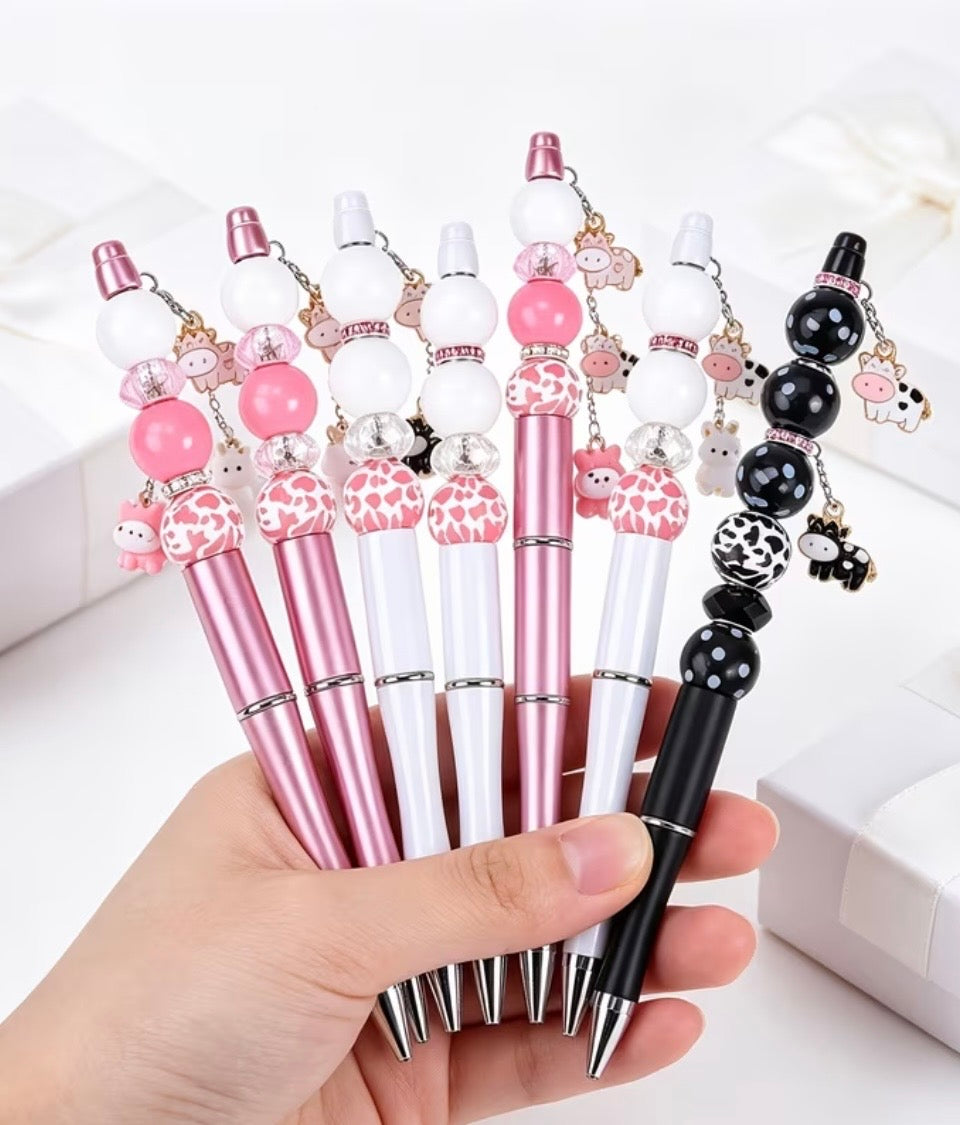 Multicolor Beadable Pen Blanks | Black Ink | Jewelry Making & Crafting Supplies