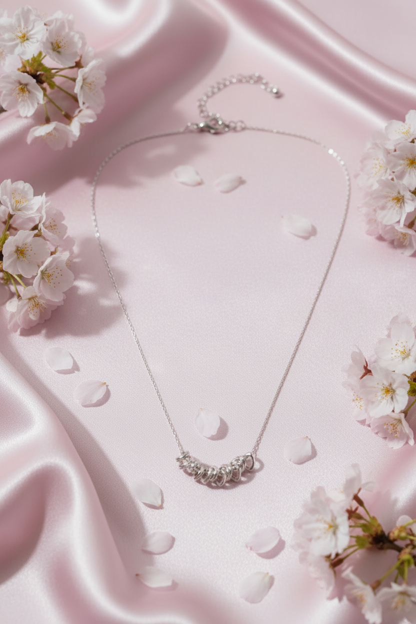Round Charm Necklace | Stainless Steel