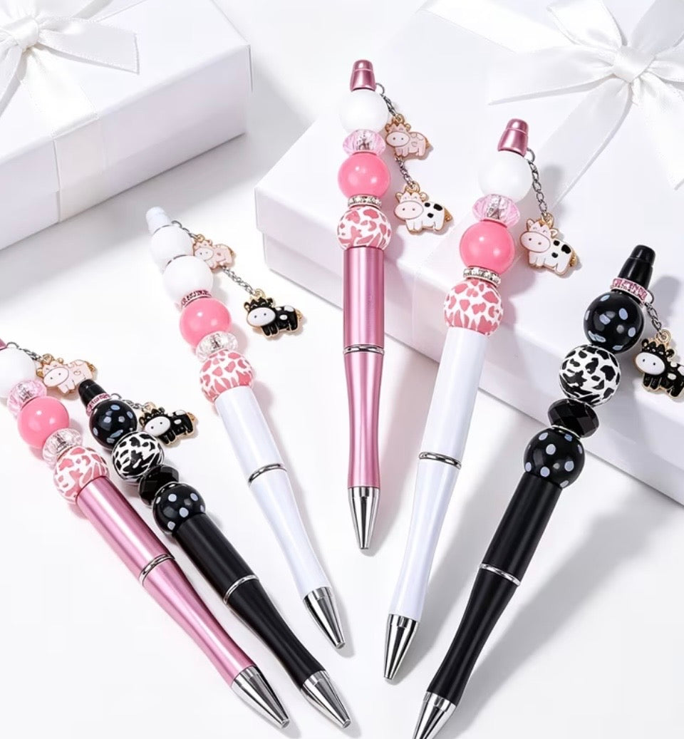 Multicolor Beadable Pen Blanks | Black Ink | Jewelry Making & Crafting Supplies