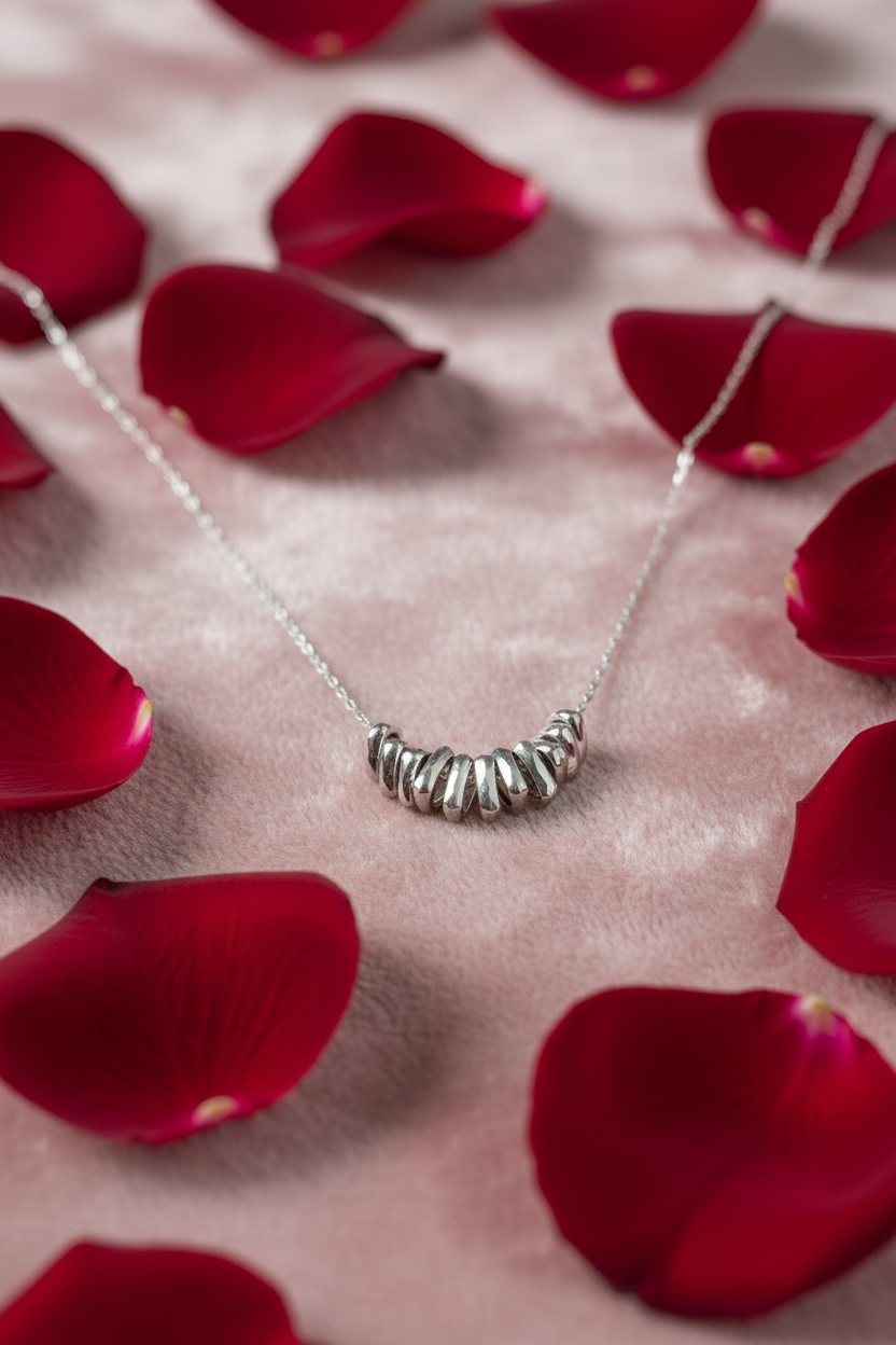 Round Charm Necklace | Stainless Steel