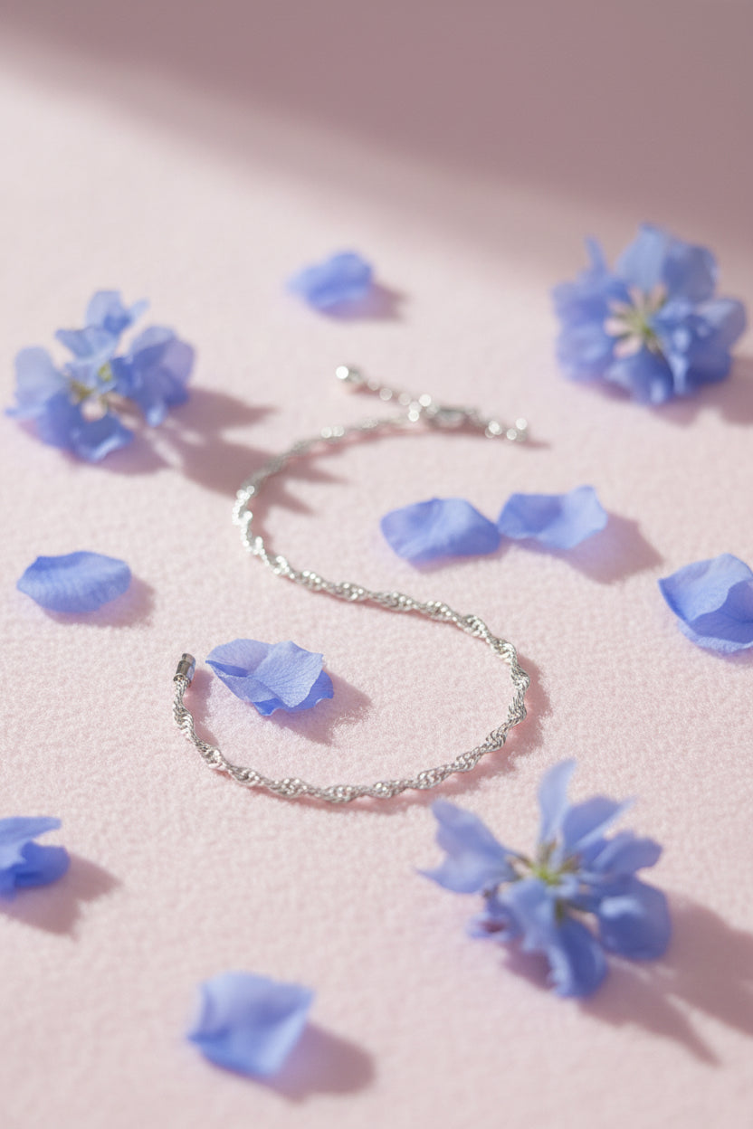 Minimalist Stainless Steel Sparkle Bracelet