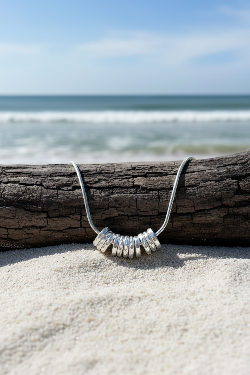 Round Charm Necklace | Stainless Steel