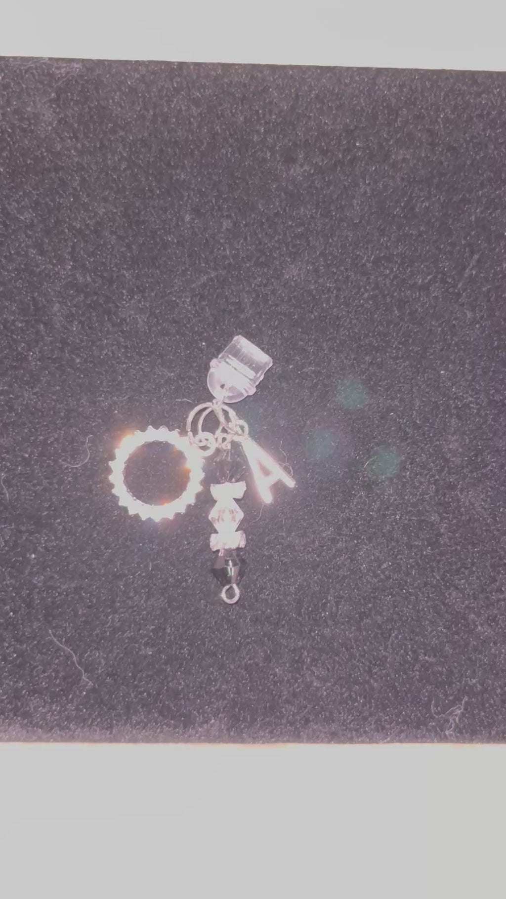 iPhone Lightning Dust Plug | Plain or Build Your Own with 3 Charms | Customizable