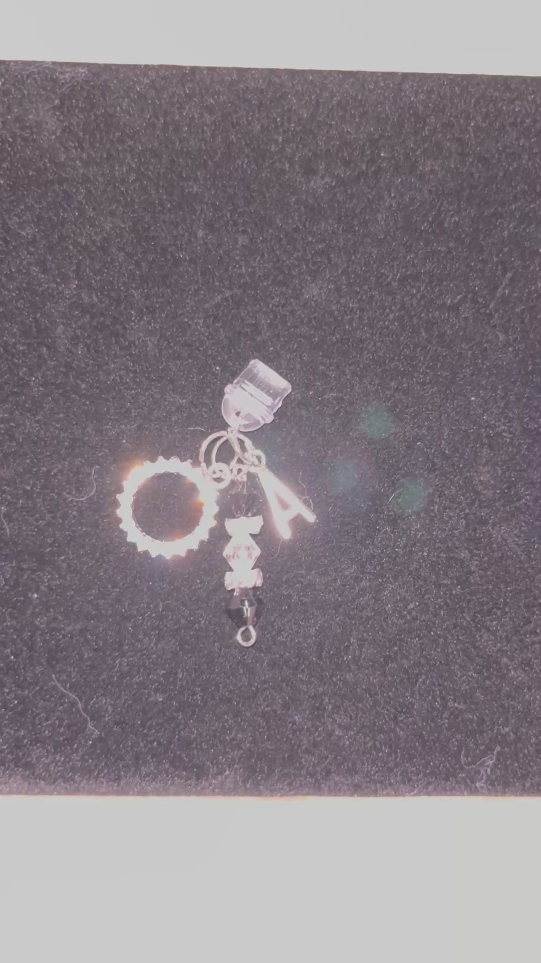 iPhone Lightning Dust Plug | Plain or Build Your Own with 3 Charms | Customizable